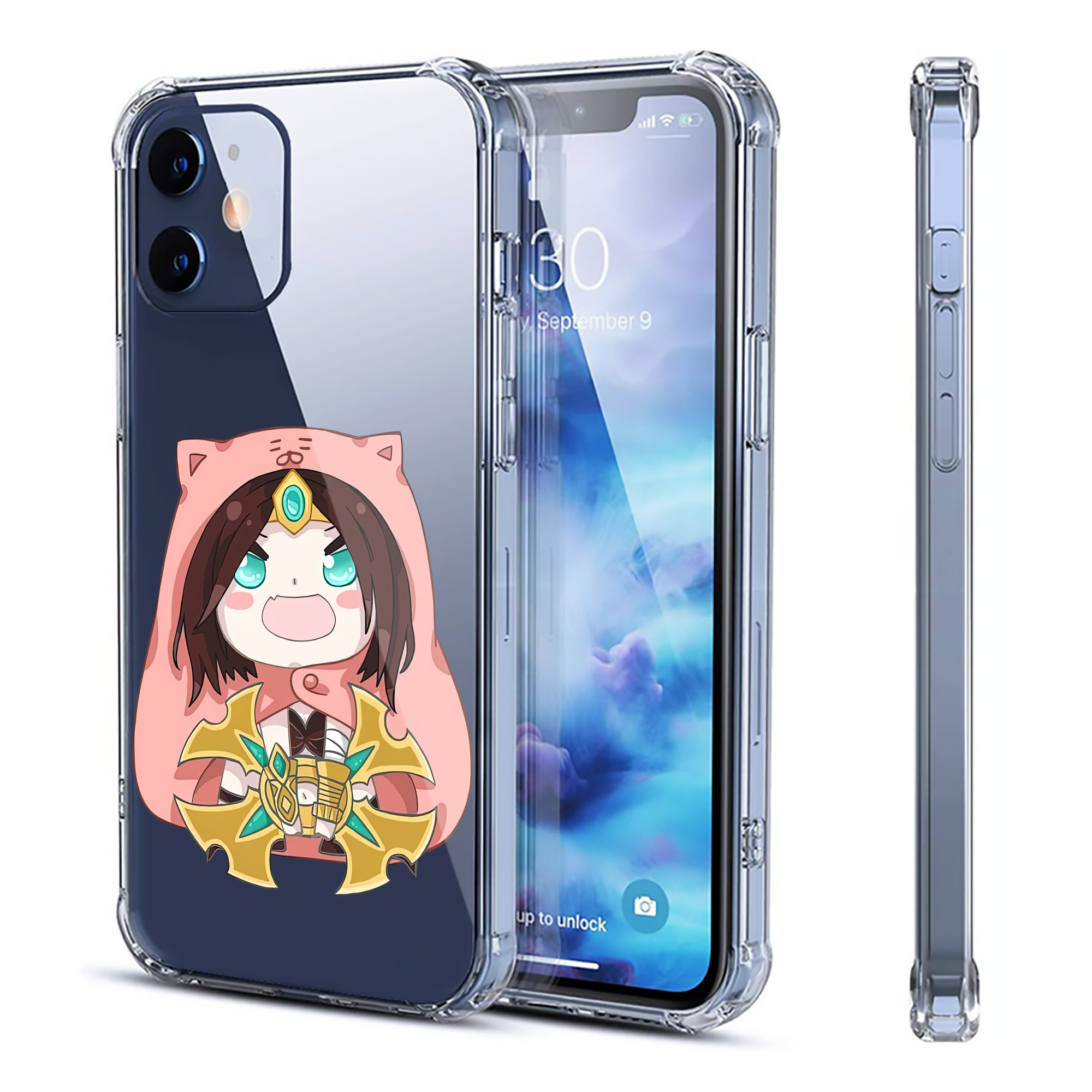 （画像用） リーグ・オブ・レジェンド League of Legends LOL 【iPhone 12シリーズ対応】透明スマホケース（クリアソフトケース）